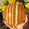 Edge Collections - Orange - Decorative Calcite Crystal Sphere for Gifting - 1 Piece